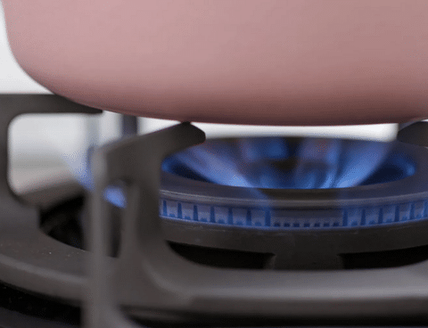 gas cooking stove at home