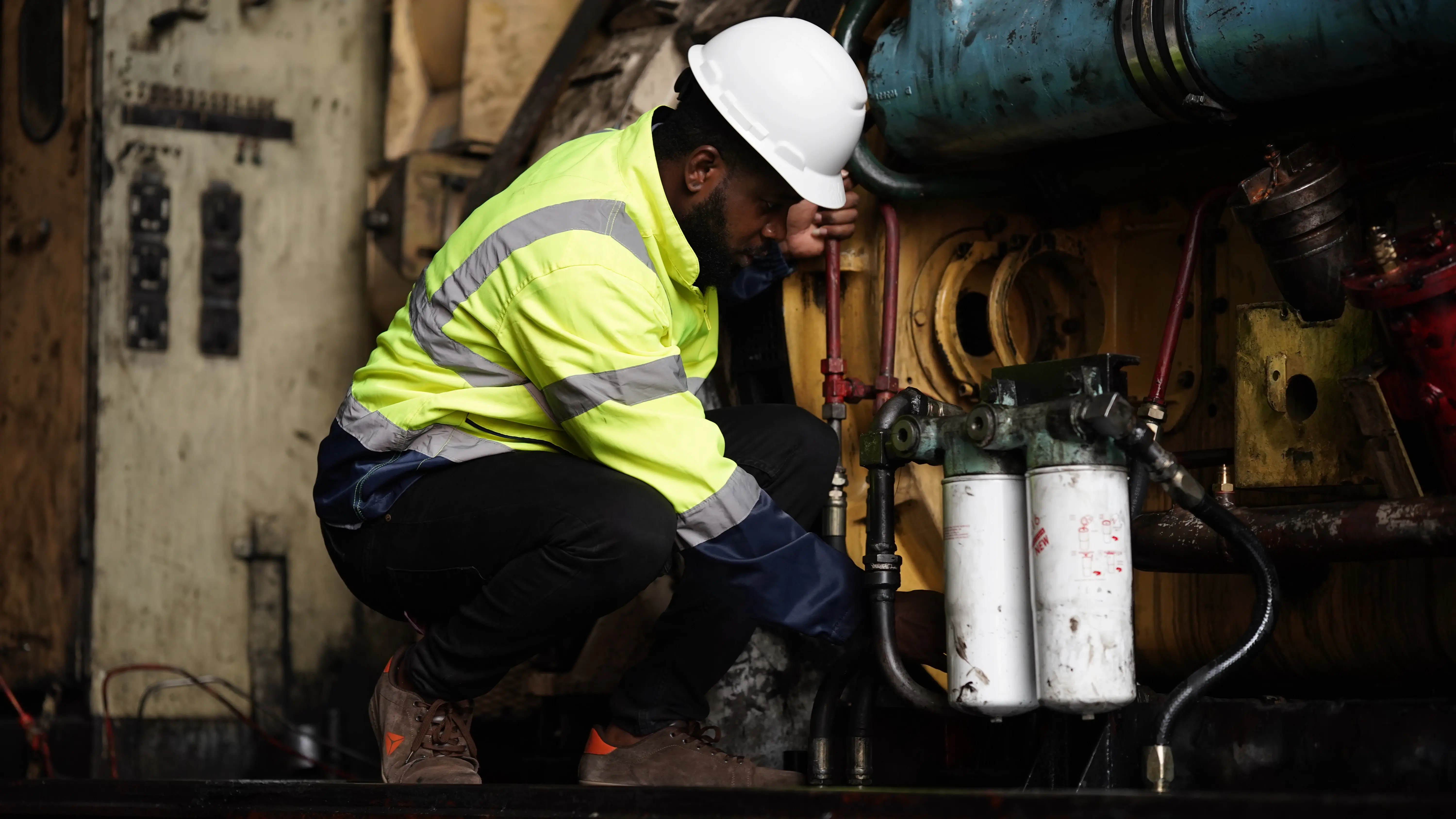 man works with Hydrostatic Line Testing for Foundation Repair Companies